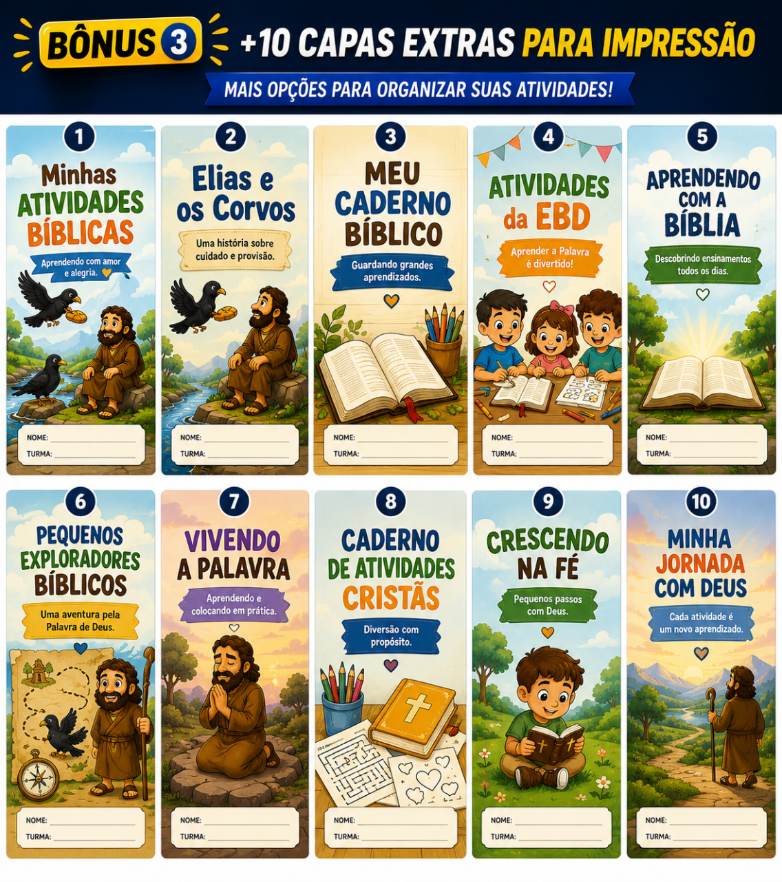 Bônus 3: Capas Extras